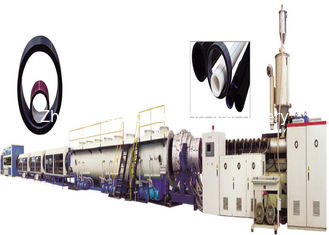 ISO certificate PE Pipe Extrusion Line With Calibration / Cooling Process