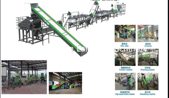 500kg/H Washing And Recycling Line PP / PE Rigid Scraps