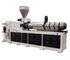 50HZ Conical Twin Screw Extruder Machine PVC Water Cooling Twin Pipe Making