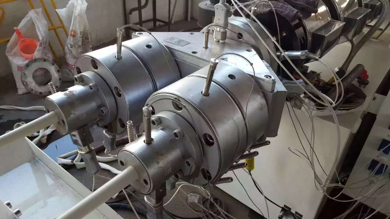 Latest company case about PVC Double Pipe Extrusion Line Project Case – Saudi Arabia