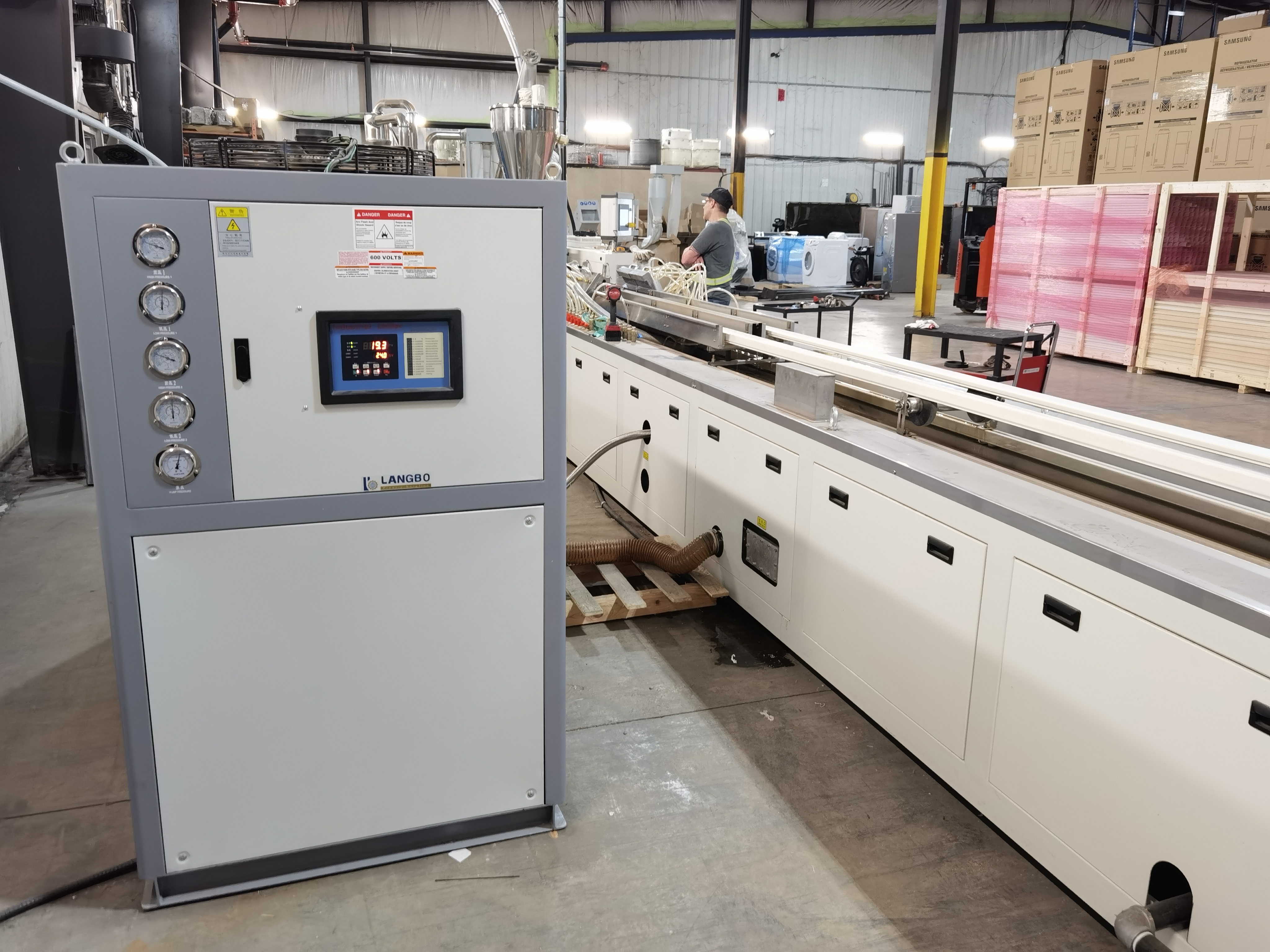 Latest company case about Cable Trunking Profile Production Line for Thai Electrical Supplies Distributor