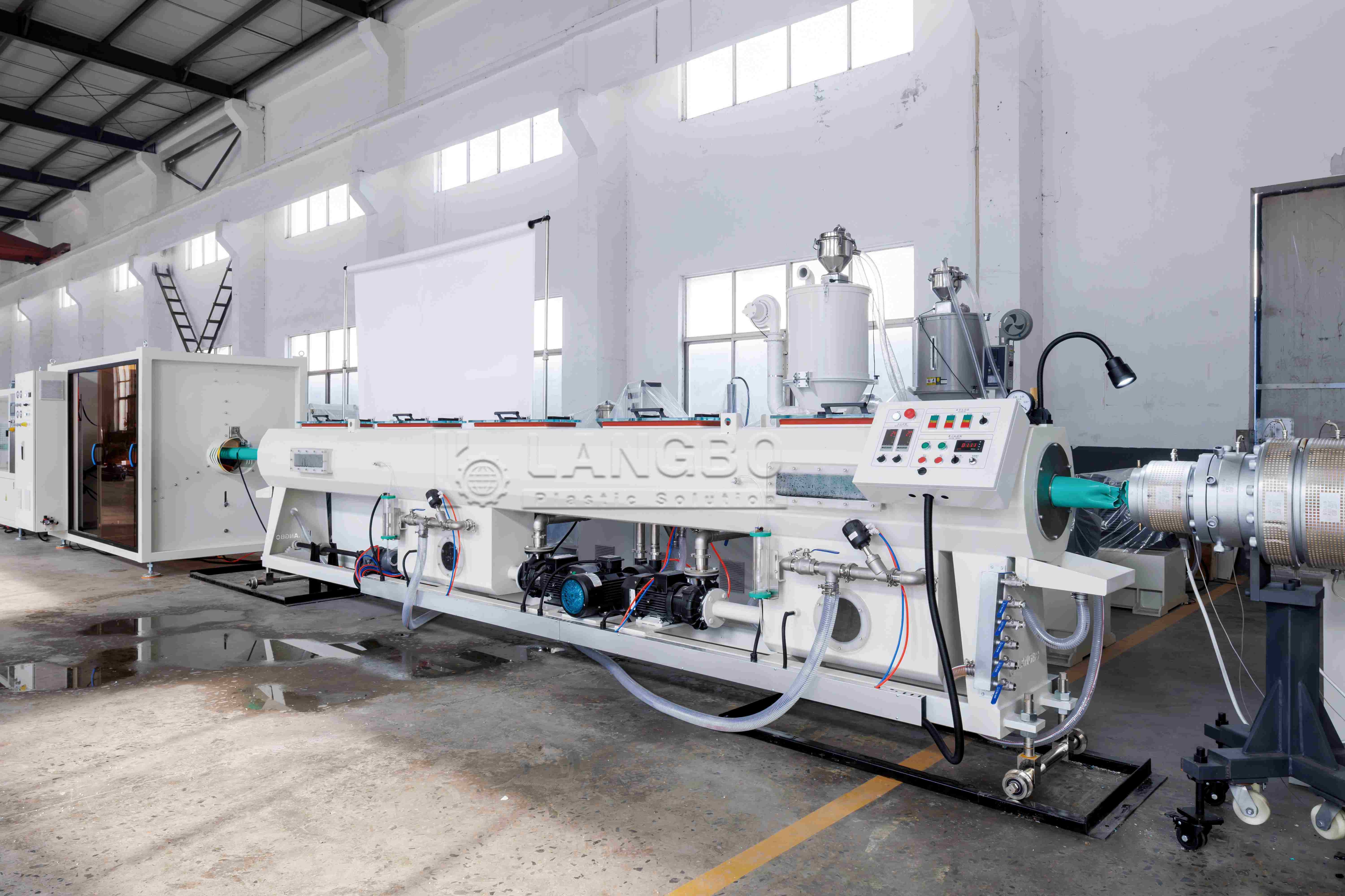 Latest company case about 68–160mm PVC ABA Pipe Extrusion Line for Infrastructure Pipe Manufacturing in the United Kingdom