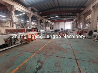 Zhangjiagang Langbo Machinery Co. Ltd. factory production line