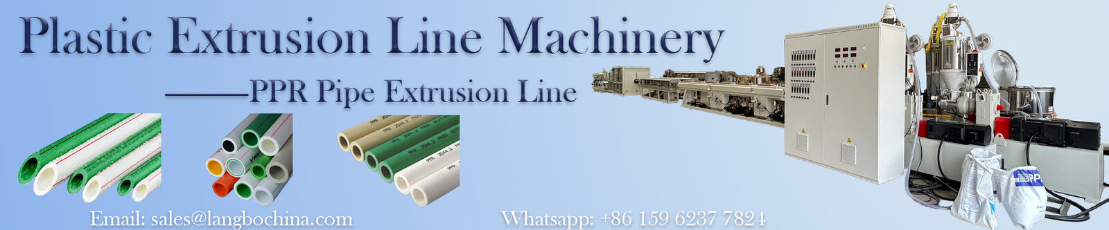 PPR Pipe Extrusion Line