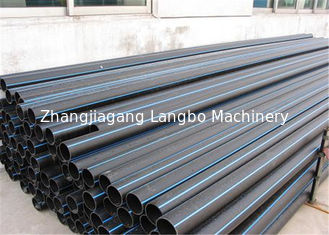 Natural Gas Pe Pipe Production Line , Single Screw Extruder Hdpe Pipe Machine