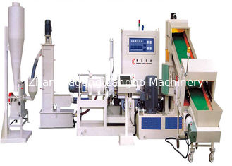 PLASTICS RECYCLING PELLETIZING LINE WITH BUILT-IN AGGLOMERATION MACHINE