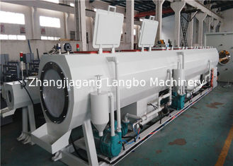 16 - 800mm PE Pipe Extrusion Line SJ30 / 25 Color Line Marking Co Extruder