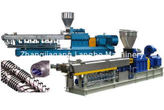 ISO Conical Twin Screw Extruder Low Energy Consumption High Capacity