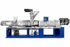 Wpc Conical Twin Screw Extruder AC Motors Optional Touch Screen Control Panel