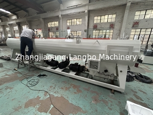 Low Noise Upvc Pipe Extruder 90- 315mm Plastic Pipe Production Line