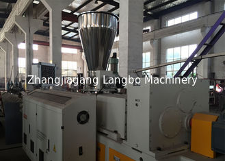 Plastic PVC Pipe Extrusion Line With Pipe Belling Machine