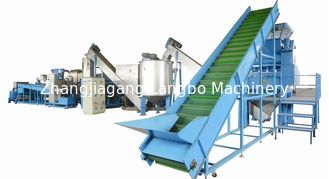 Customized PP PE Plastic Granulator Machine , Recycling Plant Machinery With Water Ring Cutter