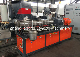 Color Masterbatch Single Screw Extruder Machine With Air Cooling Hot Cutting
