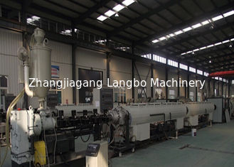 Pipe Automatic Cutting Plastic Extrusion Equipment Chip Less / Non - Scrap With Planetary