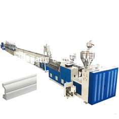 Plastic PS PVC Profile Production Line Skirting Board High Performance Extrusion Line