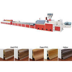 Floor Baseboard PVC Wall Panel Extrusion Line Skirting Board Manufacturing