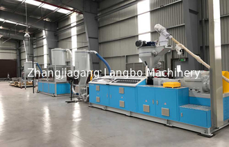 Ecofriendly WPC Profile Extrusion Line Decking Board High Impact Strength
