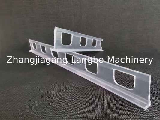 quality  Supermarket Cable Cover Transparent PVC Profile Production Line factory