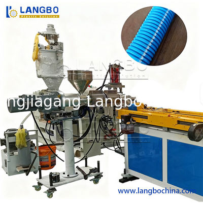quality  16mm-63mm PE PP PA Single Wall Corrugated Pipe Machine factory