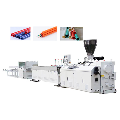 Four Strand PVC Pipe Extrusion Line With Cone Shaped Screw