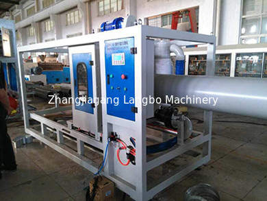 Conical Twin Screw PVC Pipe Manufacturing Machine With Belling Machine