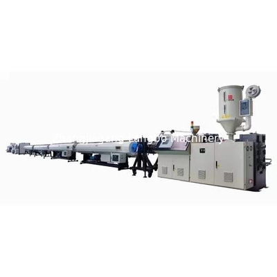 Conical Twin Screw PVC Pipe Manufacturing Machine With Belling Machine