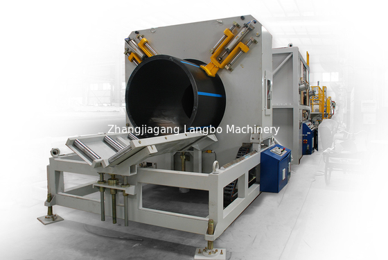 355-800mm Diameter High Capacity HDPE PE Pipe Extrusion Line With Integrated Gearbox