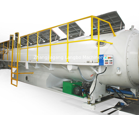 355-800mm Diameter High Capacity HDPE PE Pipe Extrusion Line With Integrated Gearbox