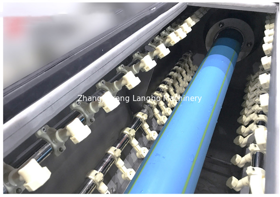 Customized Color HDPE Pipe Making Machine With Planetary Cutter