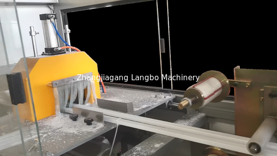1180mm Profile Size PVC Cable Trunk Making Machine With 8m Calibration Table