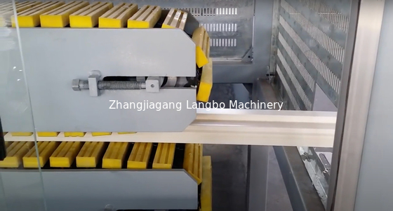 PVC Window Frames Extrusion Line With 22KW Motor Power And Custom Profile Size According To Drawings