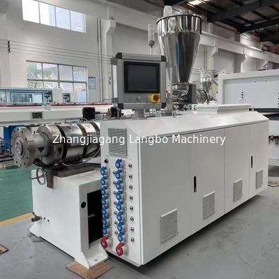 PLC control PVC Pipe Production Line high output and productivity