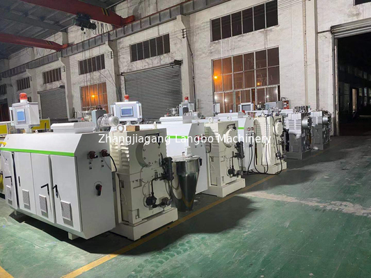 PLC control PVC Pipe Production Line high output and productivity
