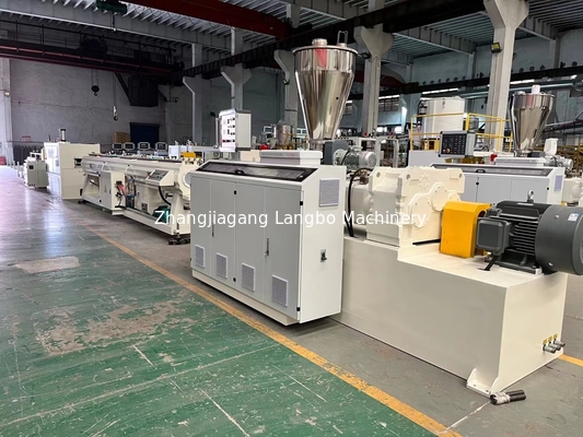 150-250KG/H Capacity high quality 16-160mm PVC Pipe Extruder