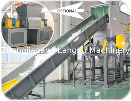 Waste Plastic PE PP Film / Bags Recycling Machine 380V 14mm
