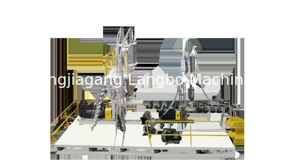 710-1600MM high capacity single screw HDPE pipe extrusion line