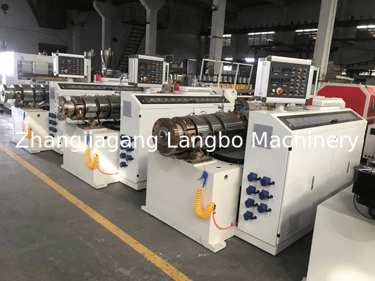 55KWConical Twin Screw Plastic Extruder 80/156 High Capacity