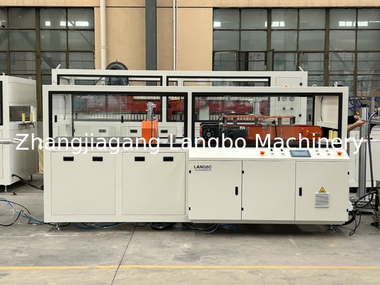 20-110mm Pvc Pipe Extrusion Line Making Line With 65/132 Conical Twin Screw Extruder