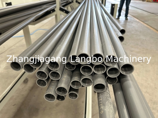 PVC PE UPVC Pipe Making Production Machine With Competitive Pricing 65/132 Screw Diameter And 75-250 Pipe Diameter