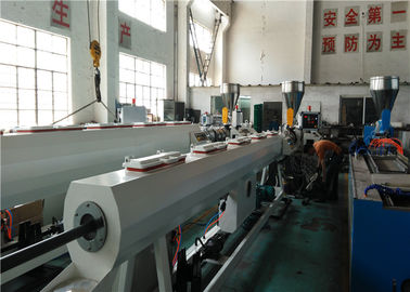 Plastic Conical Twin Screw Extruder Pvc Pipe Extrudsion Machine