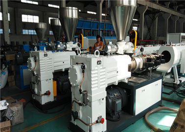 150KG/High Capacity PVC Pipe Extrusion Line with Dust / Chip Free Cutting System