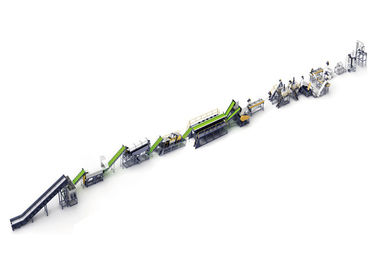 Automatic PET Recycling Line 500KG / H Product Capacity 105KW Installation Power