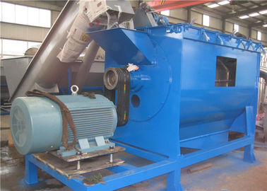 Ss 304 Waste Plastic Film Washing Recycling Machine , Pp Pe Film Washing Line Hot Air Drying