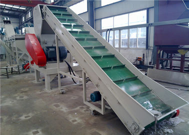 Ss 304 Waste Plastic Film Washing Recycling Machine , Pp Pe Film Washing Line Hot Air Drying