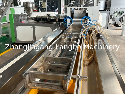 Co Outdoor Wpc Extrusion Line With 3D Embossing