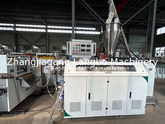 Co Outdoor Wpc Extrusion Line With 3D Embossing