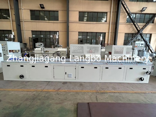 PVC Window Frames Extrusion Line With 22KW Motor Power And Custom Profile Size According To Drawings
