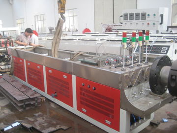 Durable Four PVC Pipes Manufacturing Machine 250KG/H / 350KG/H Capacity Double Screw