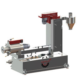 PLASTICS RECYCLING PELLETIZING LINE WITH BUILT-IN AGGLOMERATION MACHINE