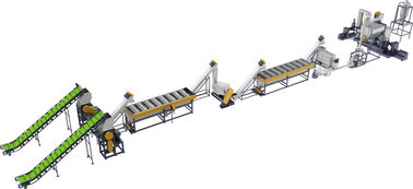 High Speed Plastic Agglomerator Machine , 95KW Plastic Recycling Extruder Machine